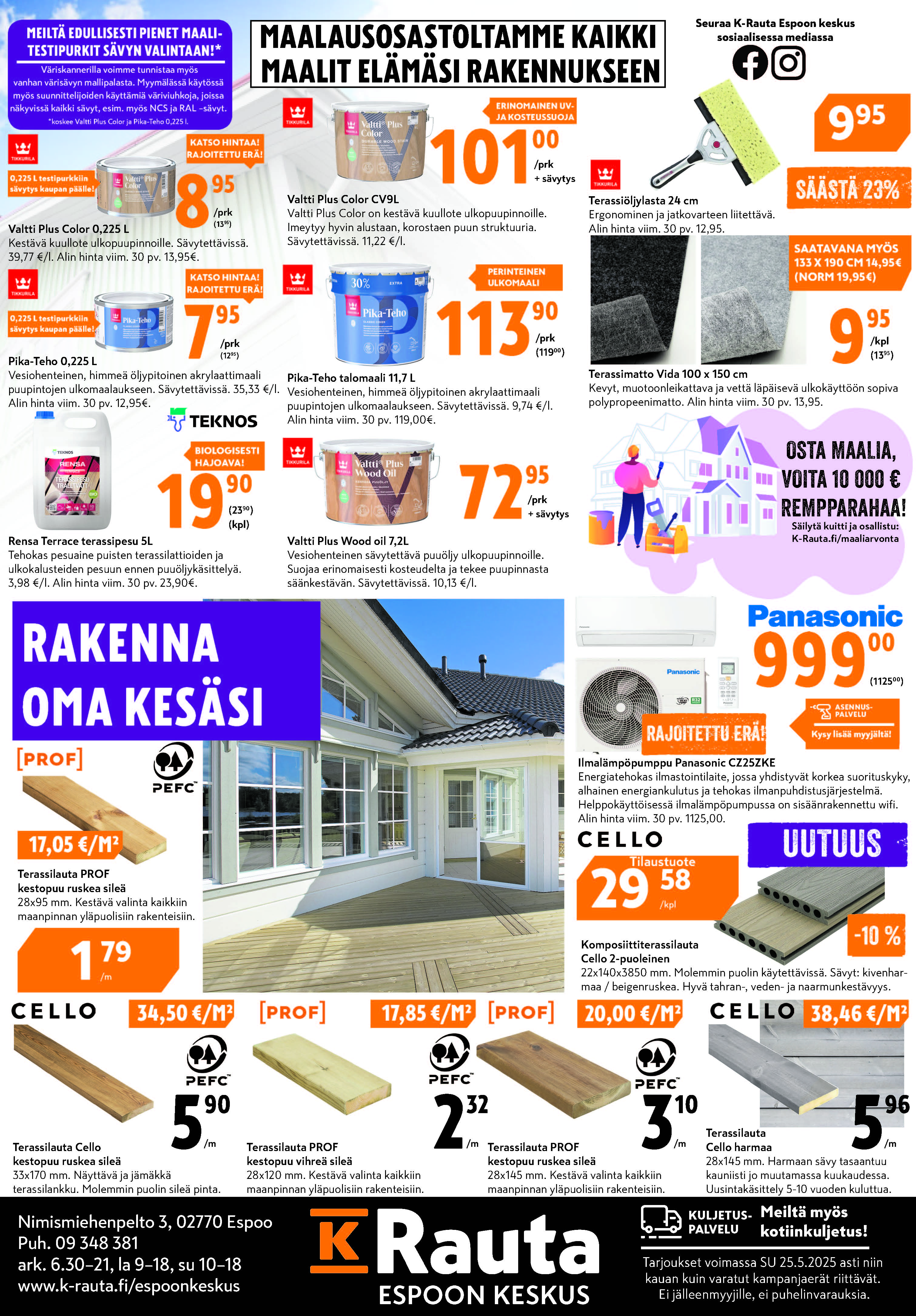 Katso tästä ilmoituksemme 24.5.2025