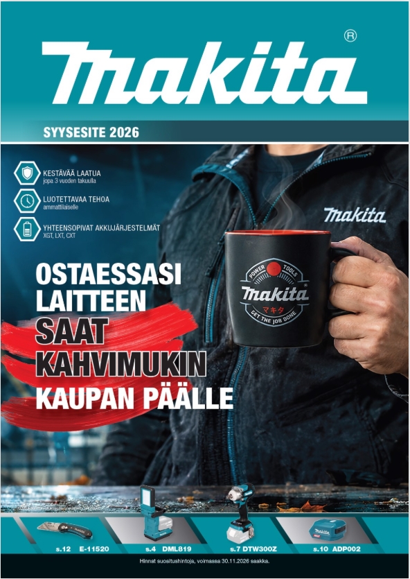 Makita Syysesite 2026